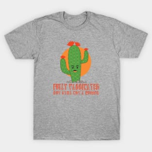 Fully Vaccinated Cautious Cactus T-Shirt